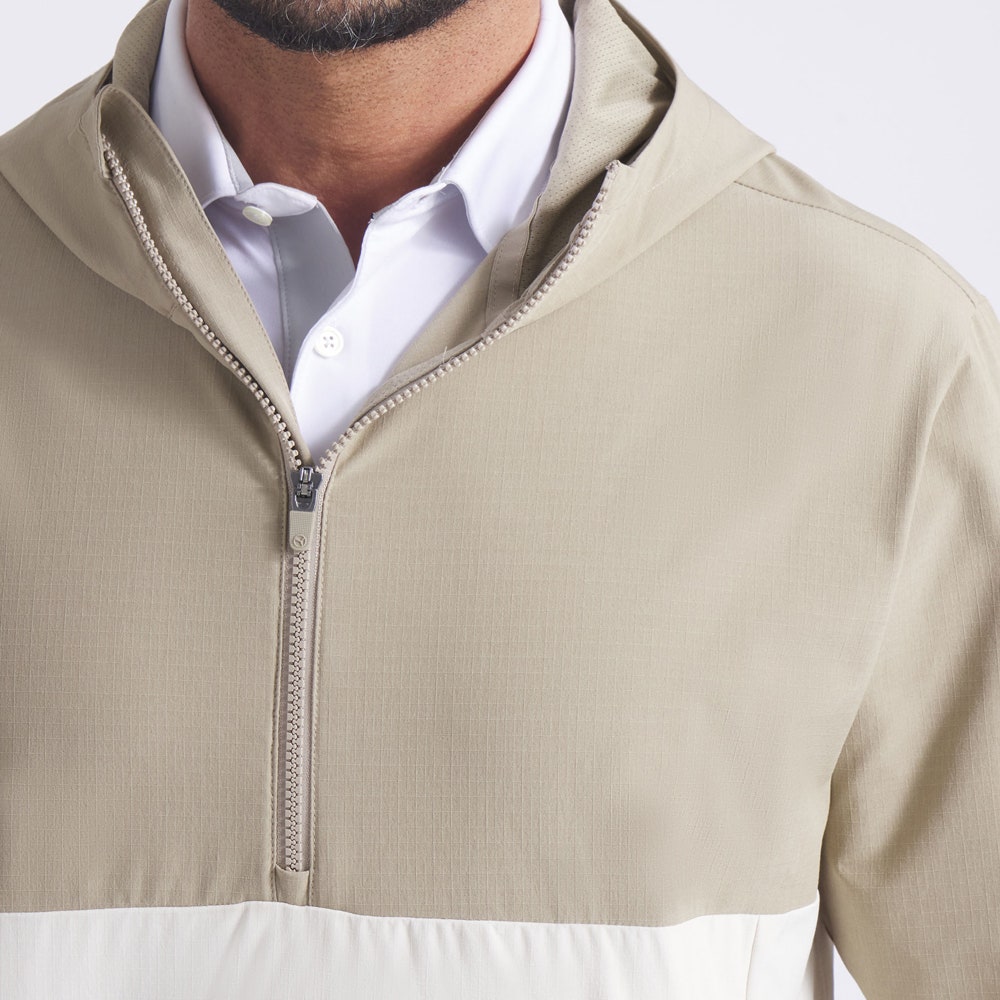 PUMA Golf Jacket - Ripguard Anorak Hoodie - Ice Coffee AW25