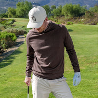 PUMA Golf Jumper - AP Knit Hoodie - Flat Bronze AW25