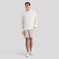 PUMA Golf Jumper - Cloudspun Fleece Crew Neck - Warm White SS26
