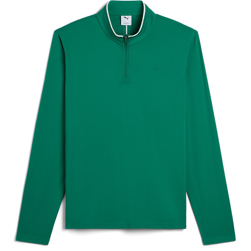 PUMA Golf Pullover - 30904 Cloudspun Tech QZ - Luso Green SS26