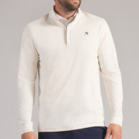 PUMA Golf Pullover - AP Cloudspun QZ - Alpine Snow SS26