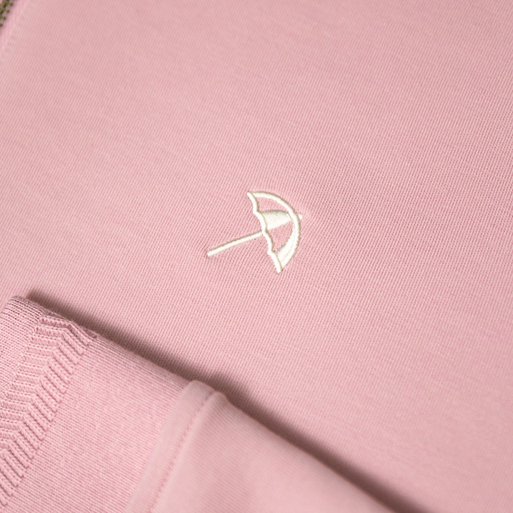 PUMA Golf Pullover - AP Cloudspun QZ - Rose Glow AW26