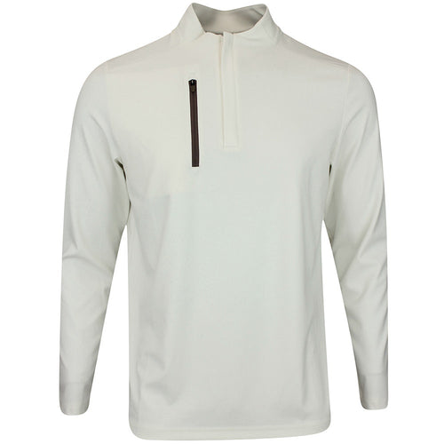 PUMA Golf Pullover - AP Cloudspun Tech QZ - Warm White AW25