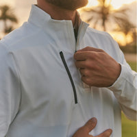 PUMA Golf Pullover - AP Cloudspun Tech QZ - Warm White AW25