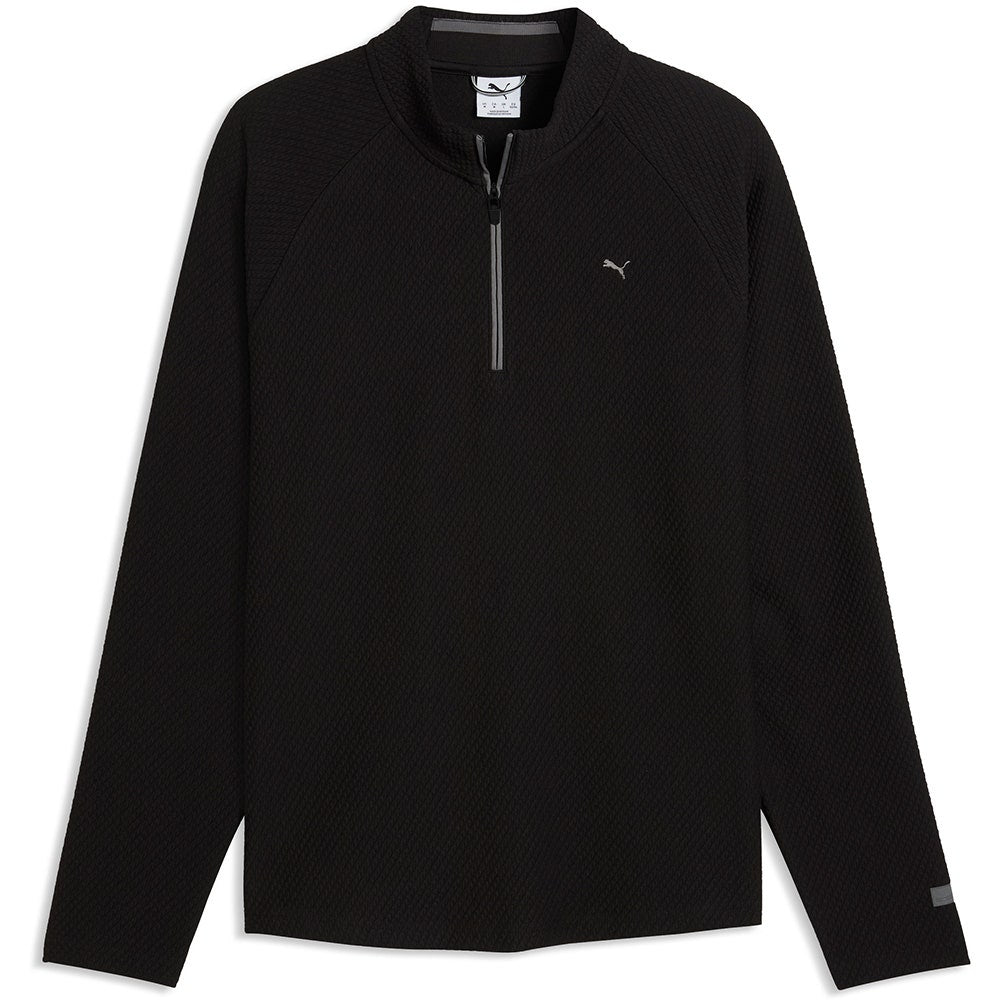 PUMA Golf Pullover - Boulder 2.0 QZ - Black AW26