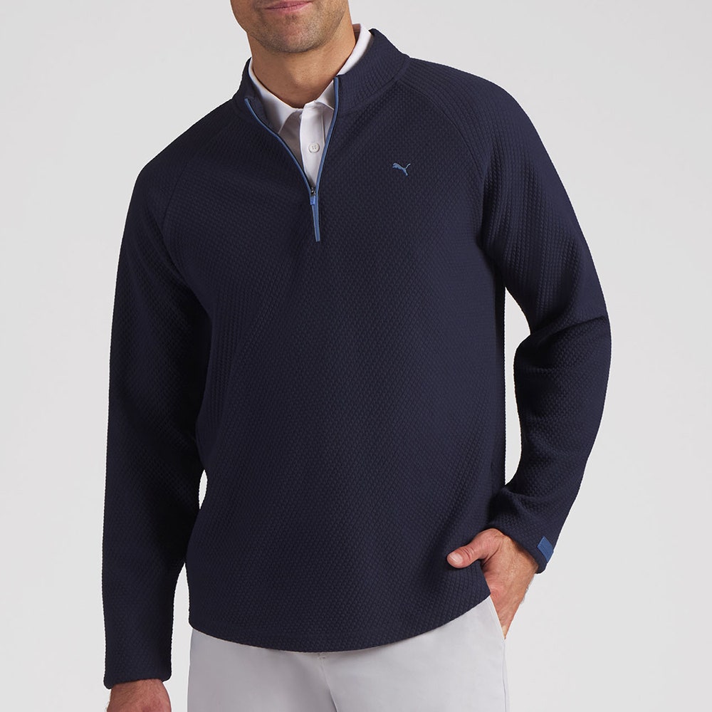 PUMA Golf Pullover - Boulder 2.0 QZ - Deep Navy AW26