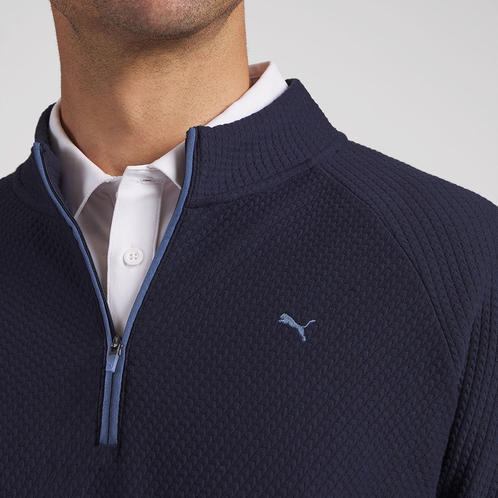 PUMA Golf Pullover - Boulder 2.0 QZ - Deep Navy AW26