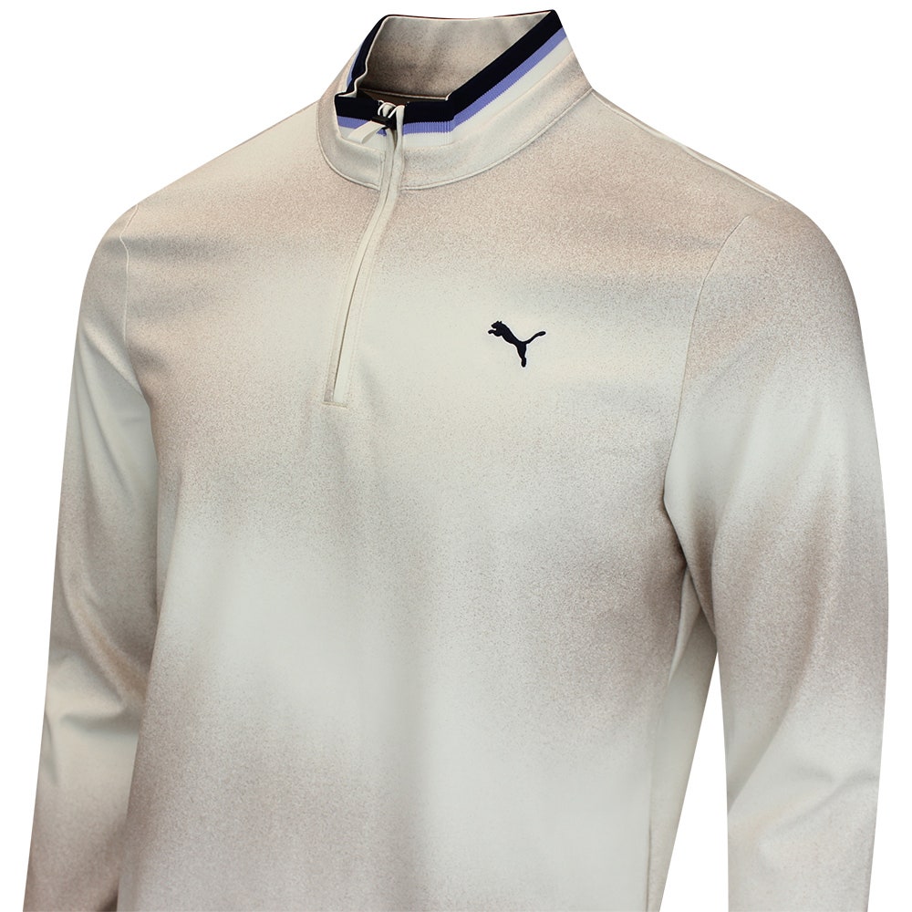 PUMA Golf Pullover - Cloudspun Tech Coastal Claret QZ - Birch AW26