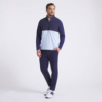 PUMA Golf Pullover - Cloudspun Tech Hybrid HZ - Deep Navy AW25