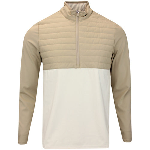 PUMA Golf Pullover - Cloudspun Tech Hybrid HZ - Ice Coffee AW25