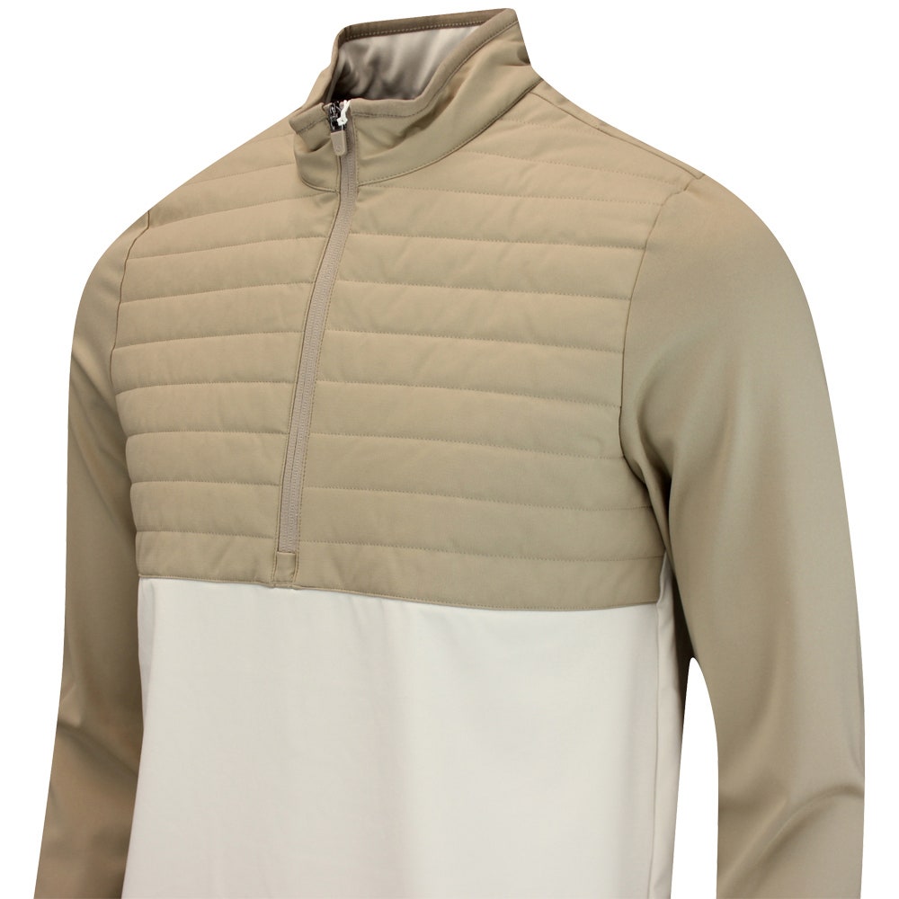 PUMA Golf Pullover - Cloudspun Tech Hybrid HZ - Ice Coffee AW25