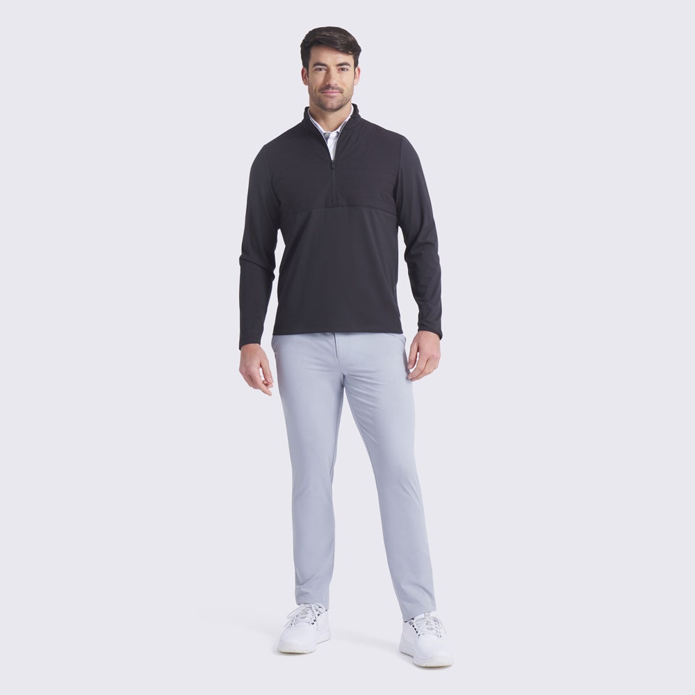 PUMA Golf Pullover - Cloudspun Tech Hybrid HZ - Puma Black AW25