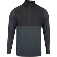 PUMA Golf Pullover - Cloudspun Tech Hybrid HZ - Puma Black AW25