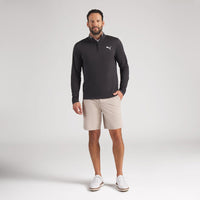 PUMA Golf Pullover - Cloudspun TOUR Logo Tech QZ - Black SS26