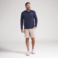 PUMA Golf Pullover - Cloudspun TOUR Logo Tech QZ - Deep Navy SS26