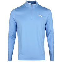PUMA Golf Pullover - Cloudspun TOUR Logo Tech QZ - TL Blue SS26