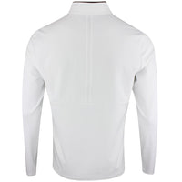 PUMA Golf Pullover - Cloudspun TOUR Logo Tech QZ - White Glow SS26