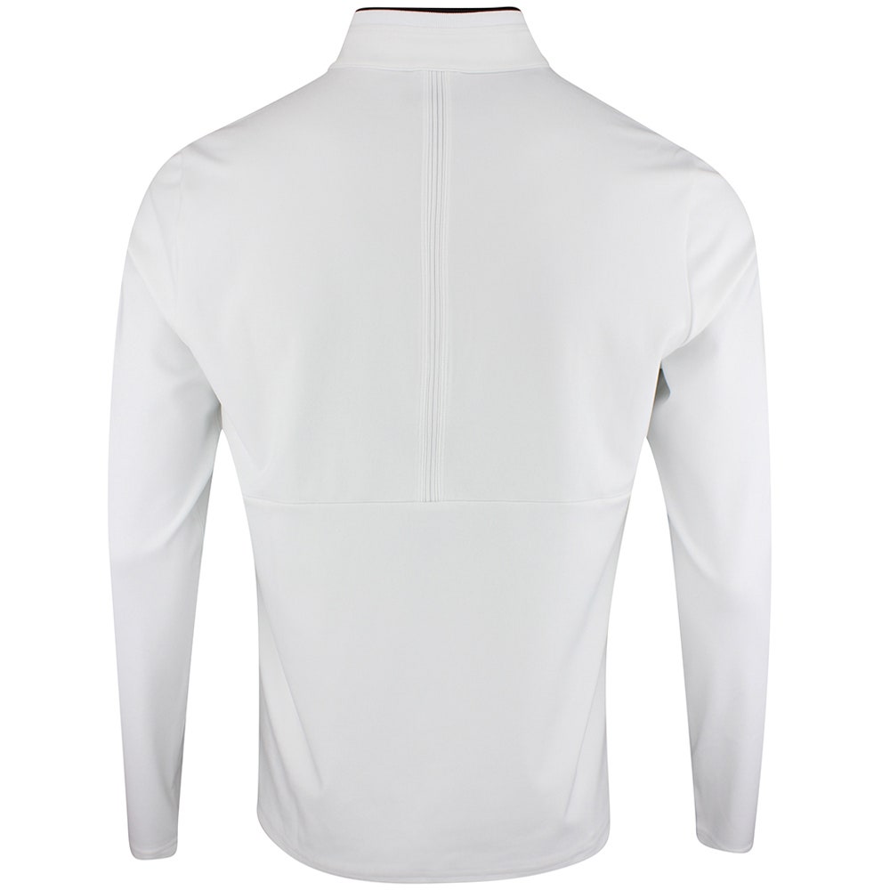 PUMA Golf Pullover - Cloudspun TOUR Logo Tech QZ - White Glow SS26