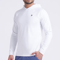 PUMA Golf Pullover - PTC Cloudspun Tech Hoodie - White Glow AW25