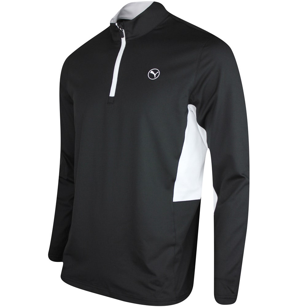 PUMA Golf Pullover - Pure 2.0 QZ - Black SS25