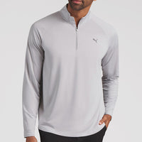 PUMA Golf Pullover - Pure Grid QZ - Platino Grey AW26