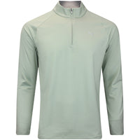 PUMA Golf Pullover - Pure Grid QZ - Soft Grass AW26