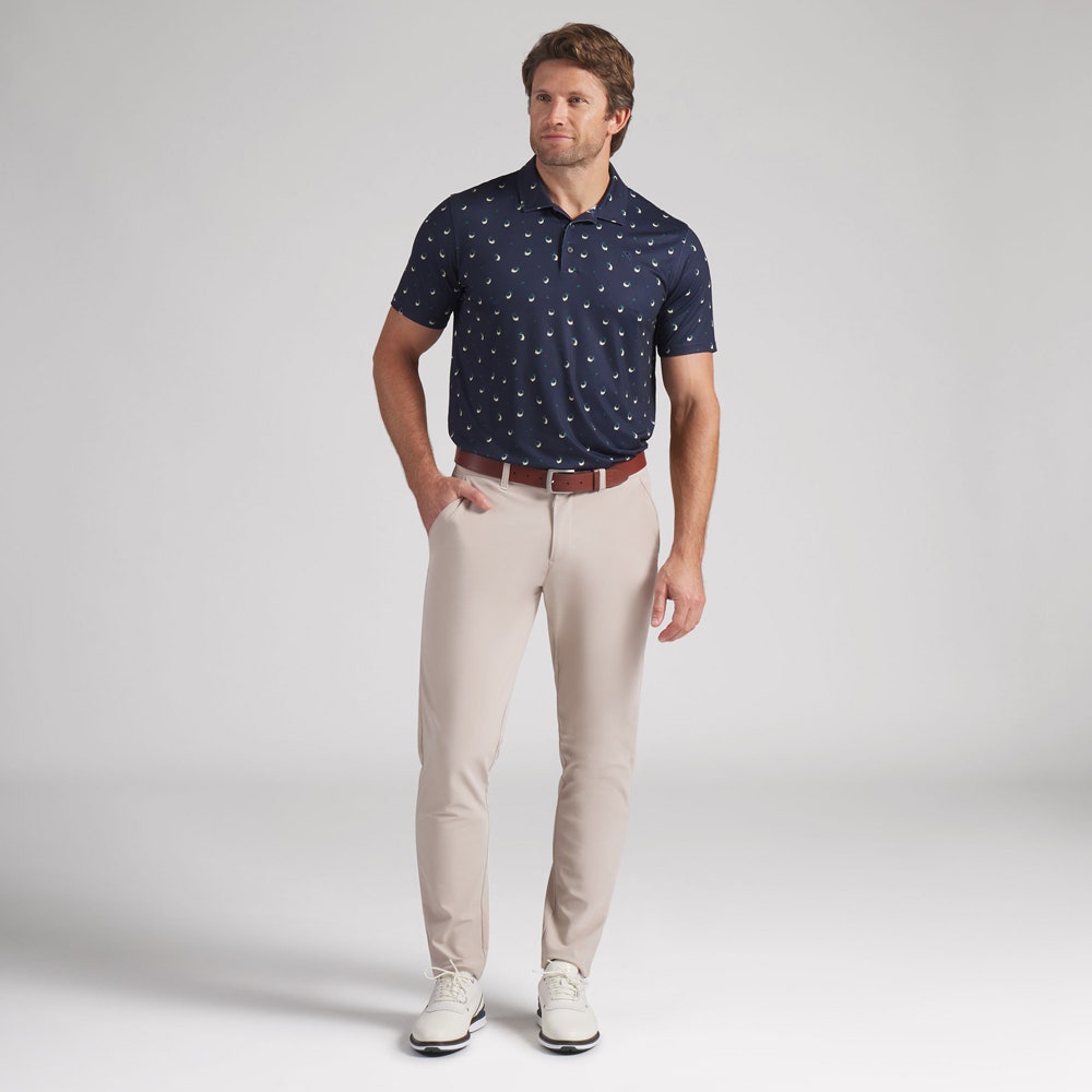 PUMA Golf Shirt - AP Cloudspun Lemon Polo - Deep Navy SS26
