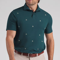 PUMA Golf Shirt - AP Modalon Umbrella Polo - Forest Green SS26