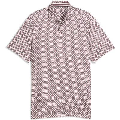 PUMA Golf Shirt - Cloudspun Club Polo - Rich Cocoa AW26