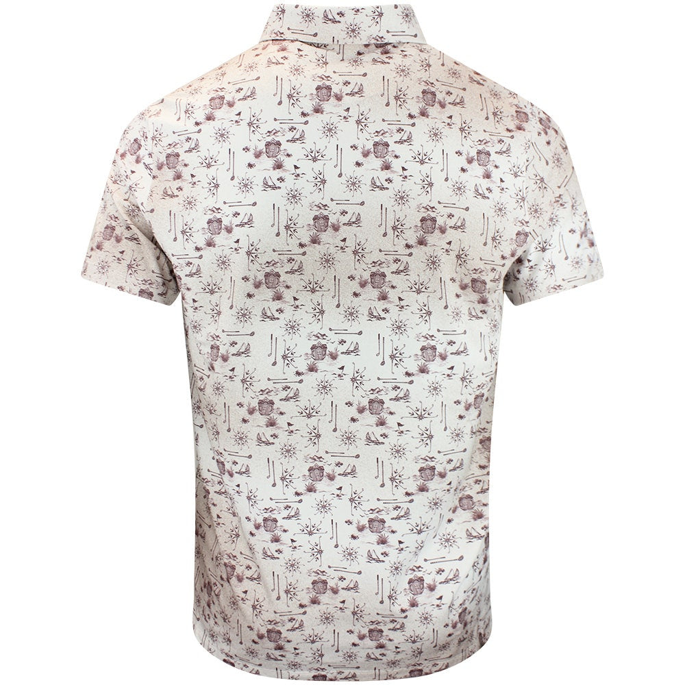 PUMA Golf Shirt - Cloudspun Coastal Claret Polo - Birch AW26