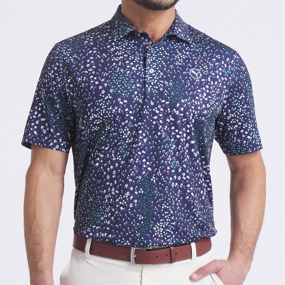 PUMA Golf Shirt - Cloudspun Garden Polo - Deep Navy AW25