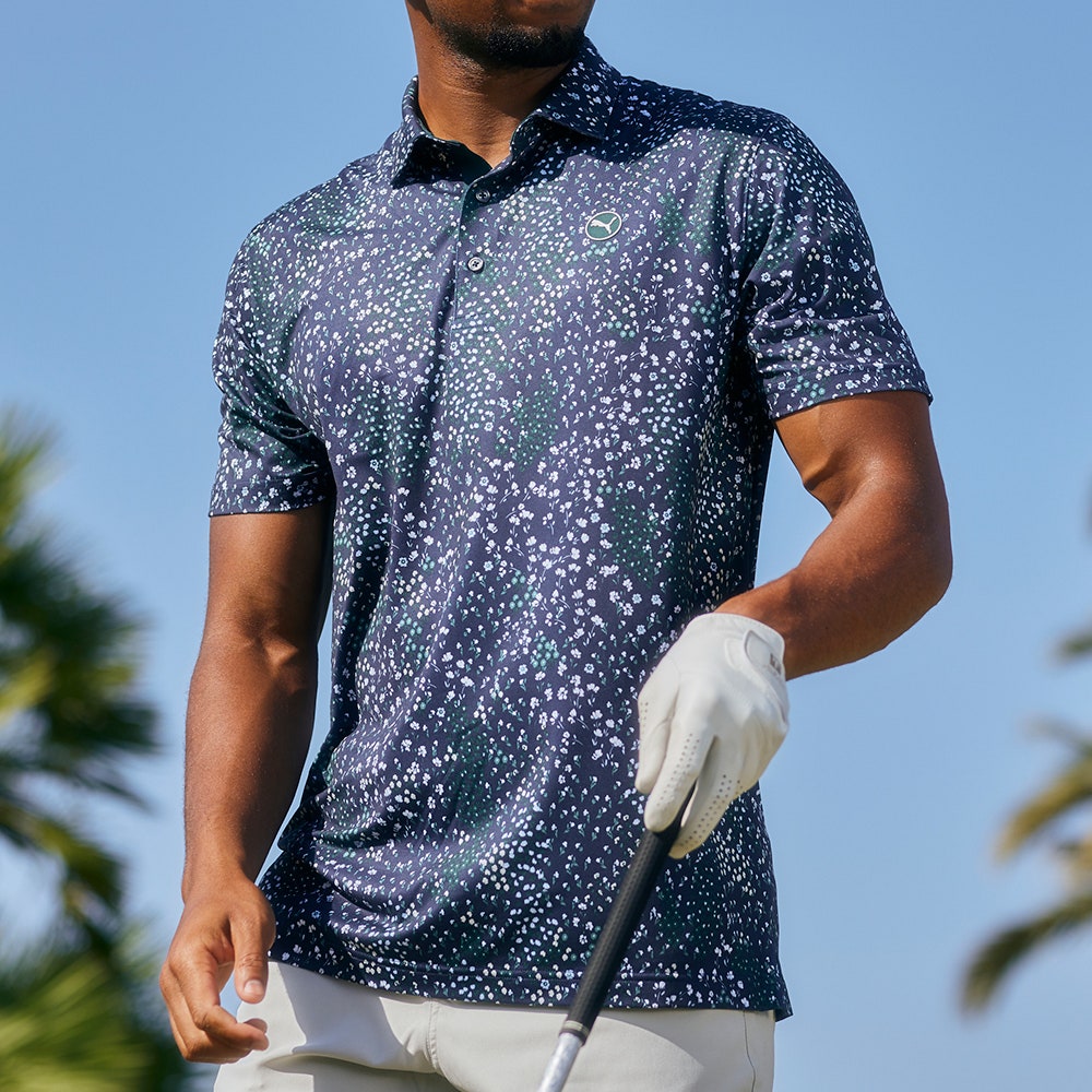 PUMA Golf Shirt - Cloudspun Garden Polo - Deep Navy AW25