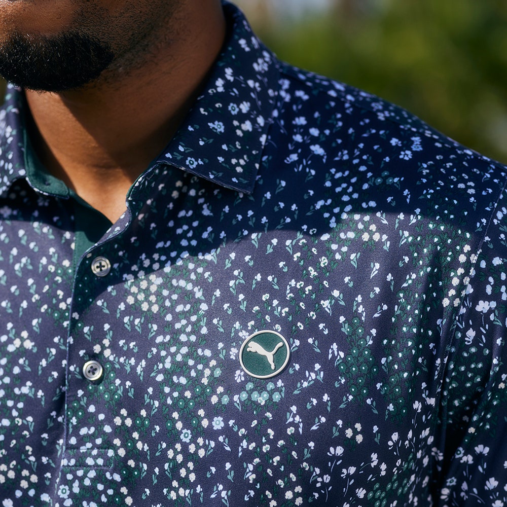 PUMA Golf Shirt - Cloudspun Garden Polo - Deep Navy AW25