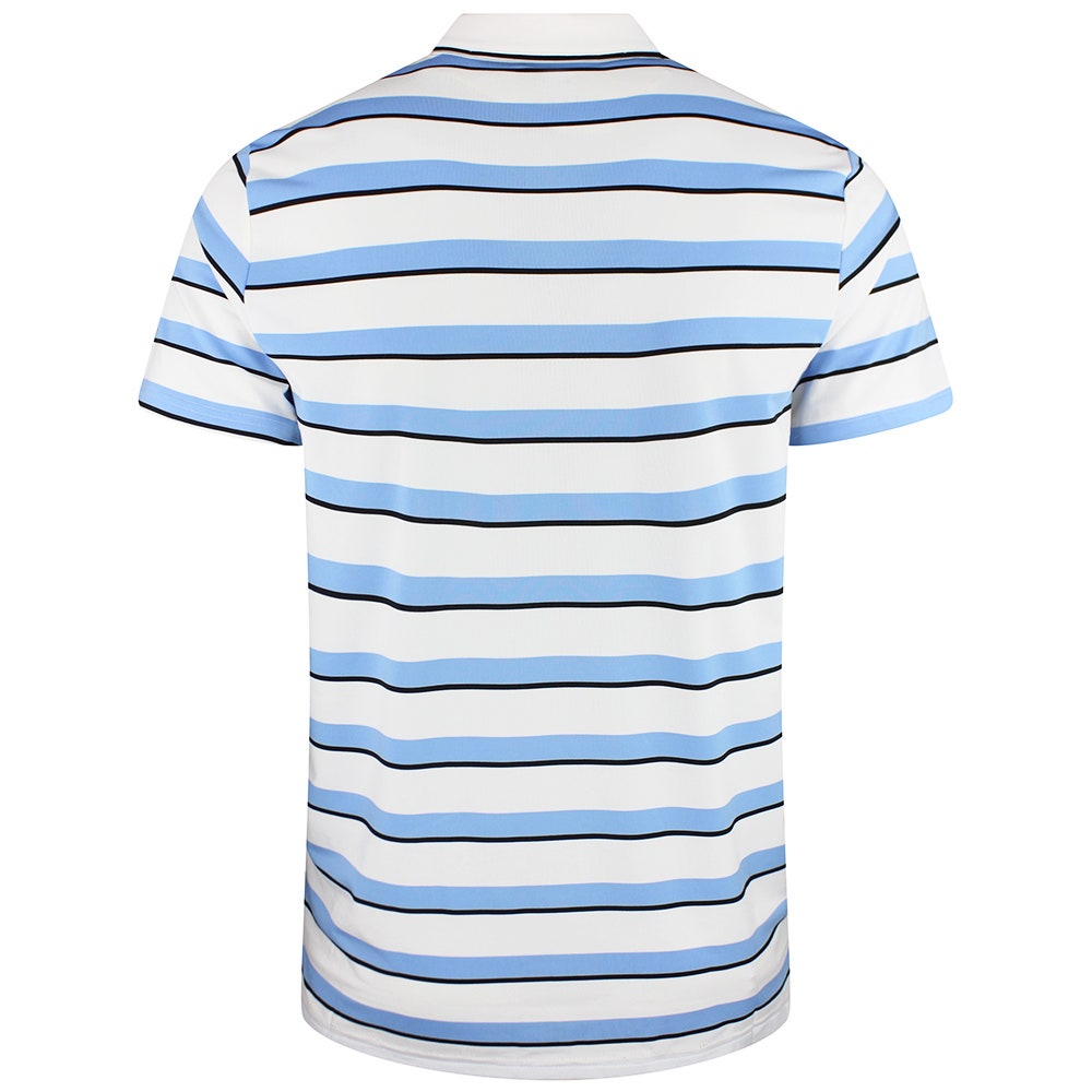 PUMA Golf Shirt - Cloudspun Stripe Polo - Team Light Blue SS26