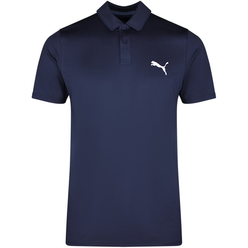 PUMA Golf Shirt - Mattr Brigade 2.0 TOUR Logo Polo - Deep Navy SS26