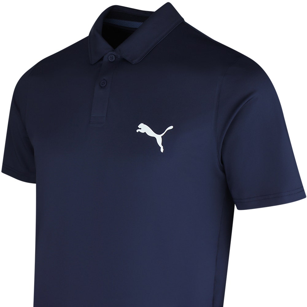 PUMA Golf Shirt - Mattr Brigade 2.0 TOUR Logo Polo - Deep Navy SS26