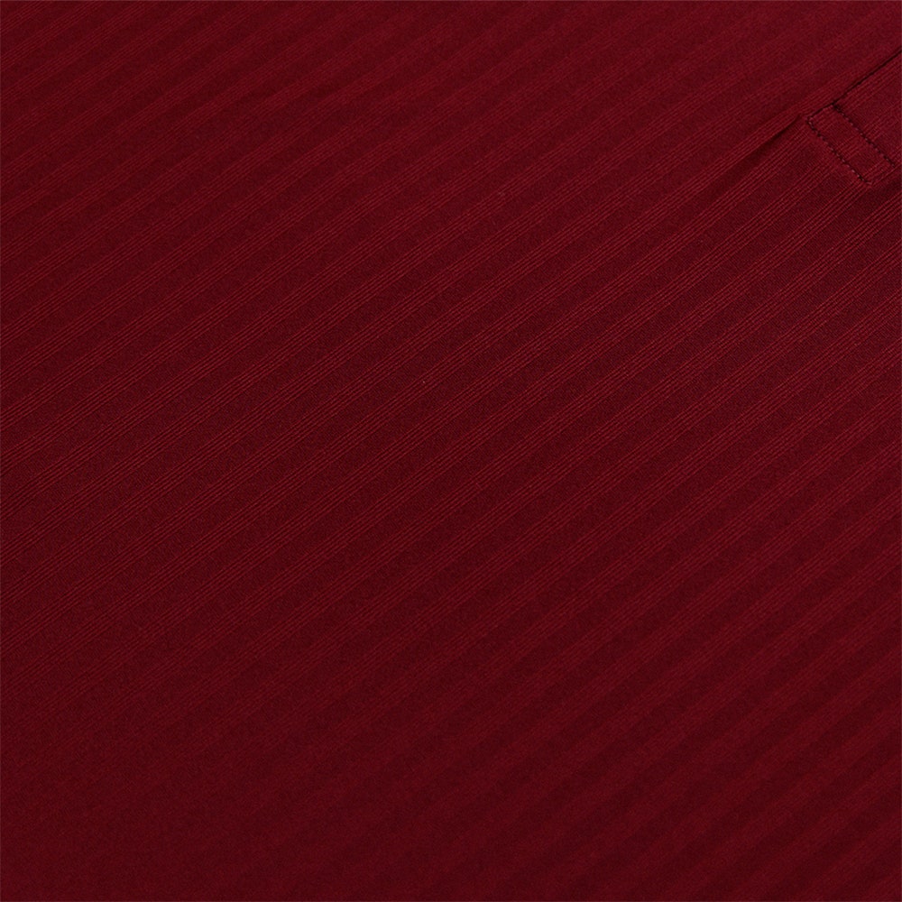 PUMA Golf Shirt - Mattr Stripe Jacquard Polo - Ruby Shimmer AW25