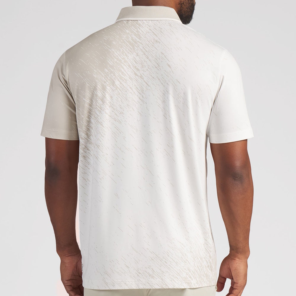 PUMA Golf Shirt - RC Mattr Printed Polo - Desert Dust SS26