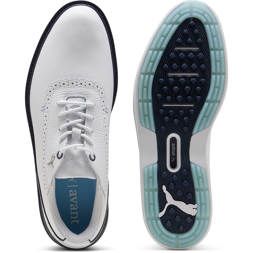 PUMA Golf Shoes - Avant 2.0 Spikeless - White - Deep Navy SS26