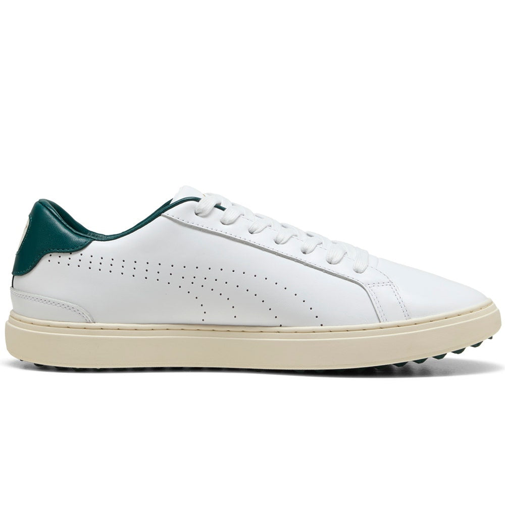 PUMA Golf Shoes - Classic G - White - Varsity Green SS25