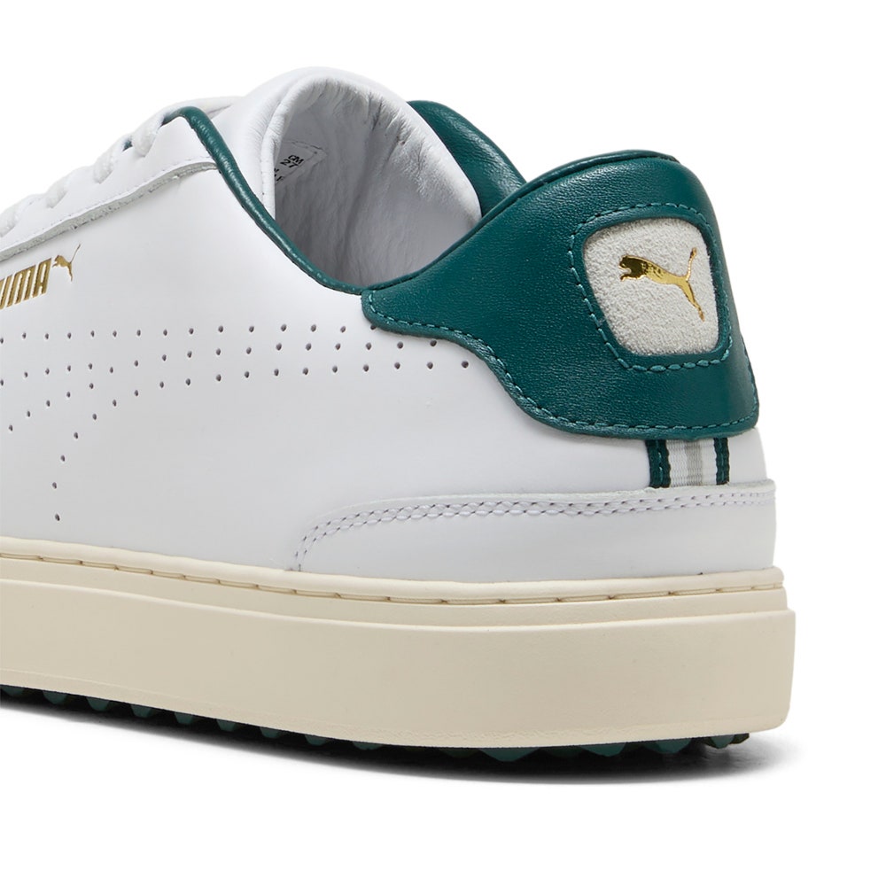 PUMA Golf Shoes - Classic G - White - Varsity Green SS25