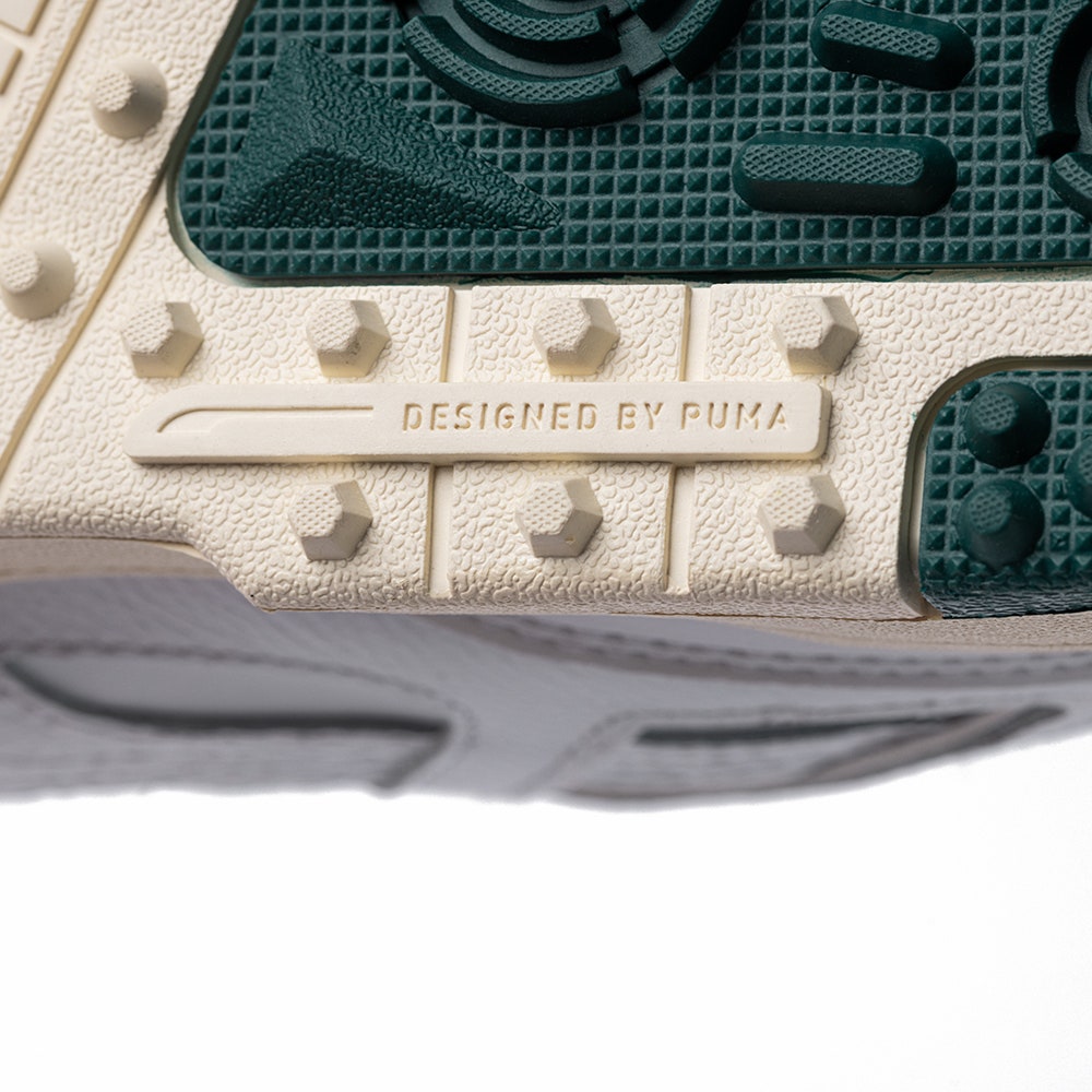 PUMA Golf Shoes - Slipstream G - White - Varsity Green SS25