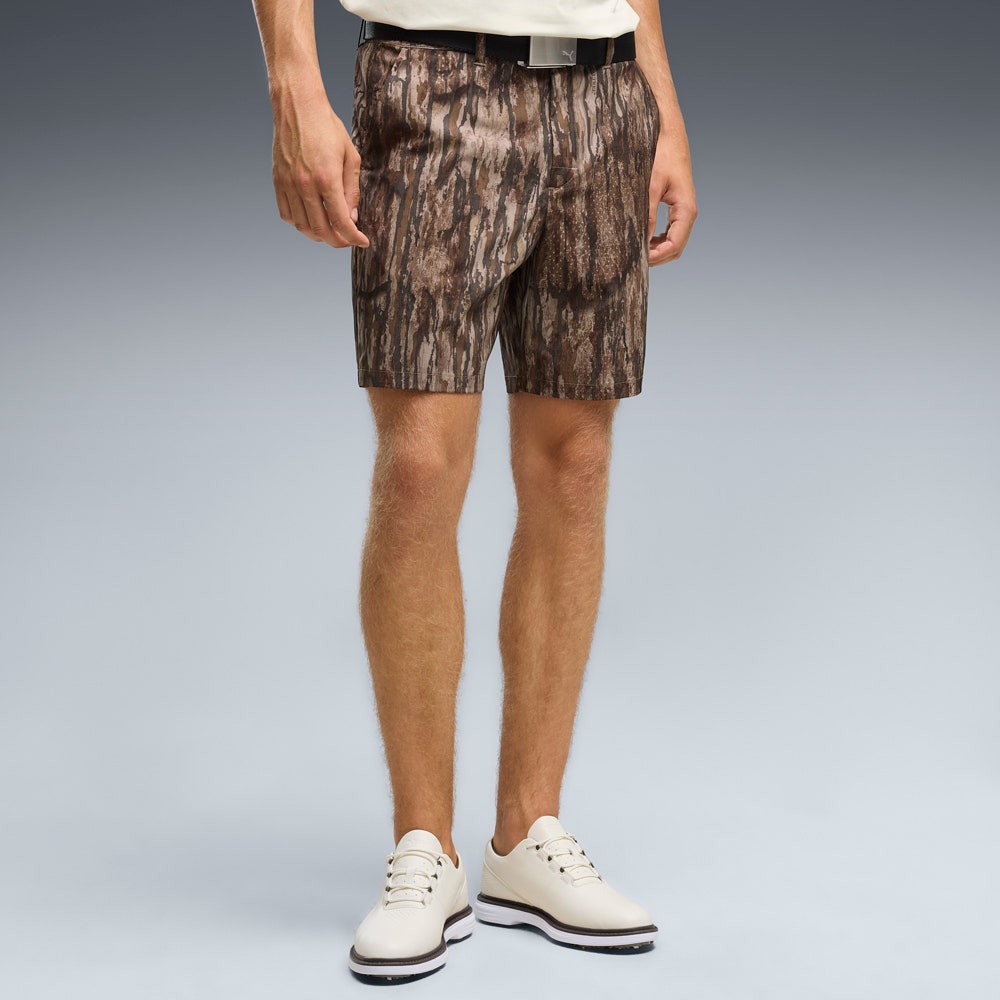 PUMA Golf Shorts - REALTREE Camo Ripstop - Dusty Olive AW26