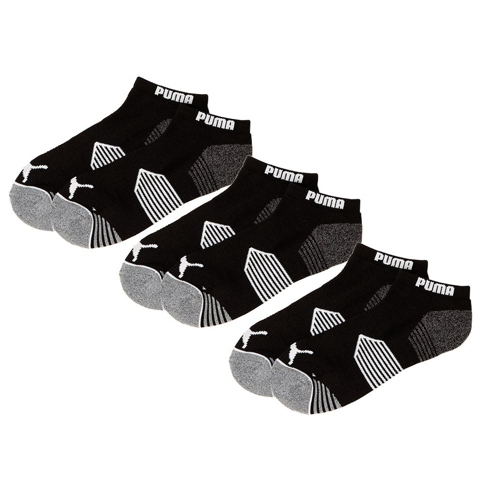 PUMA Golf Socks - Essential Low - 3 Pack - Black SS26