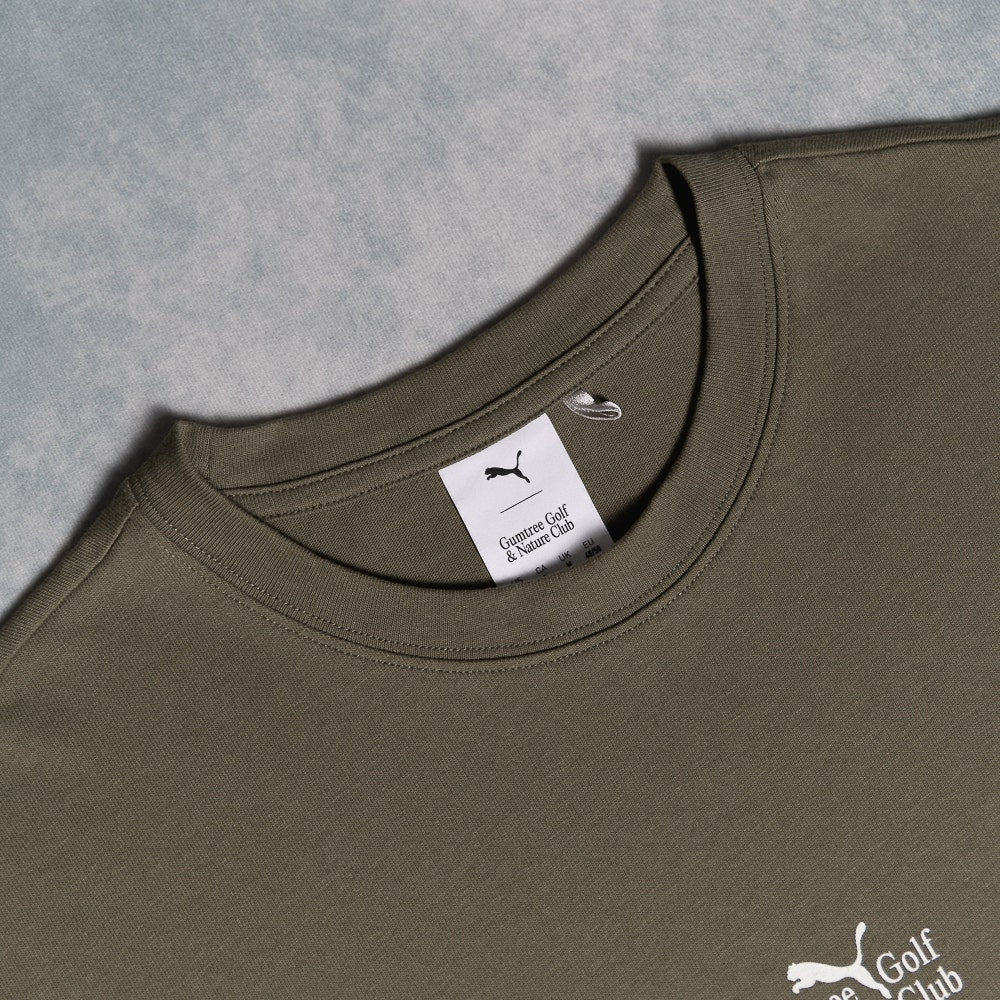 PUMA Golf T-Shirt - GGNC Pardoides Tee - Dark Sage SS26