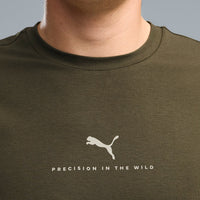 PUMA Golf T-Shirt - REALTREE Precision Tee - Dusty Olive AW26