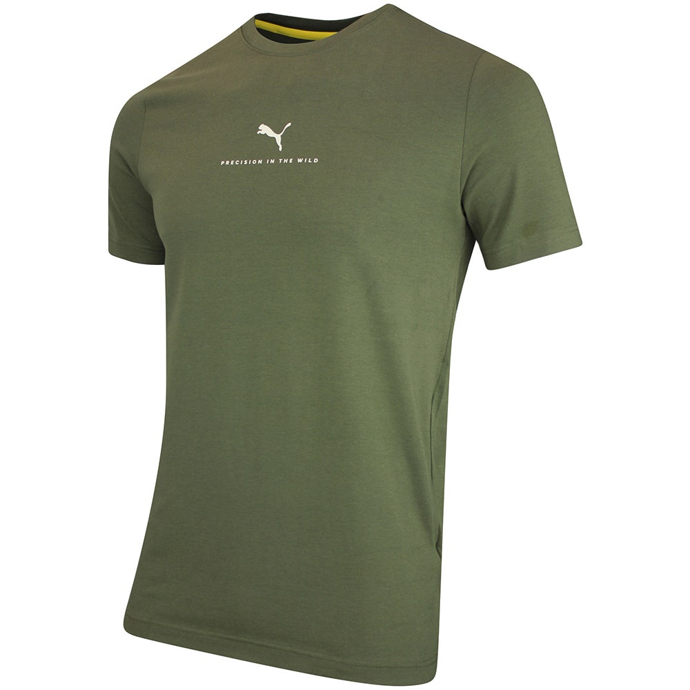 PUMA Golf T-Shirt - REALTREE Precision Tee - Dusty Olive AW26