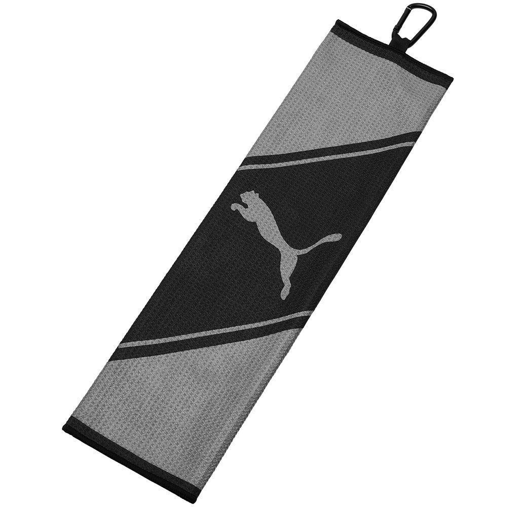 PUMA Golf Towel - Microfibre Tri-Fold - Black SS25