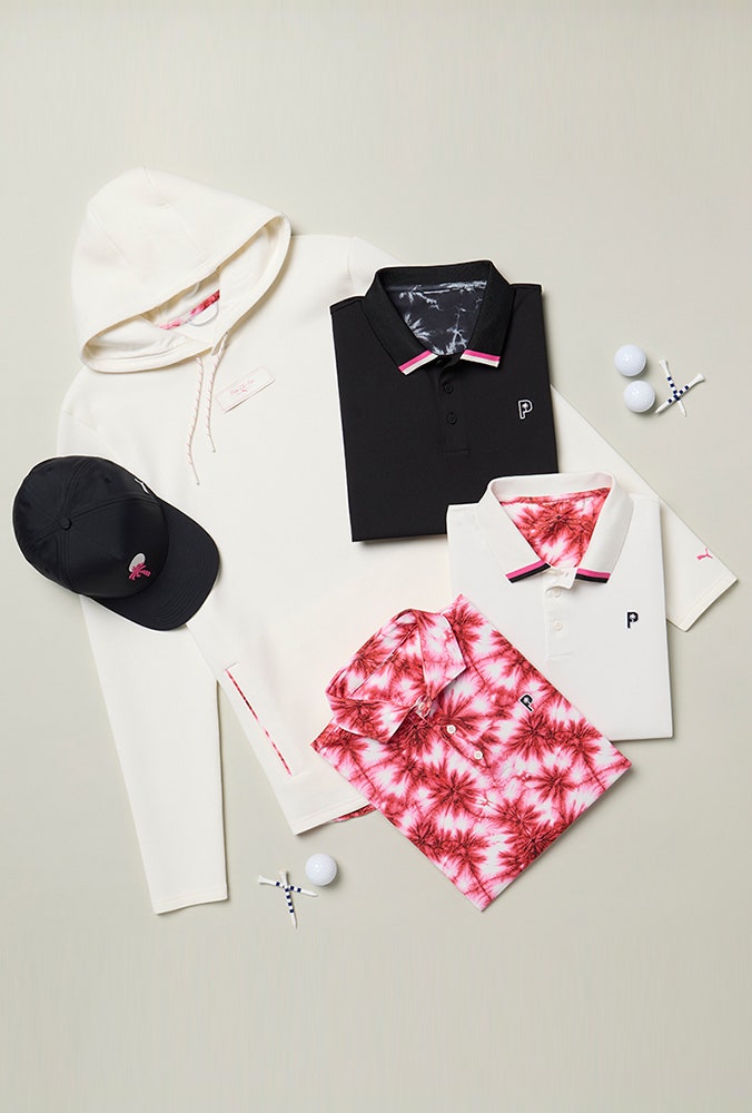 PUMA x Palm Tree Crew - Black White Pink Drop AW26