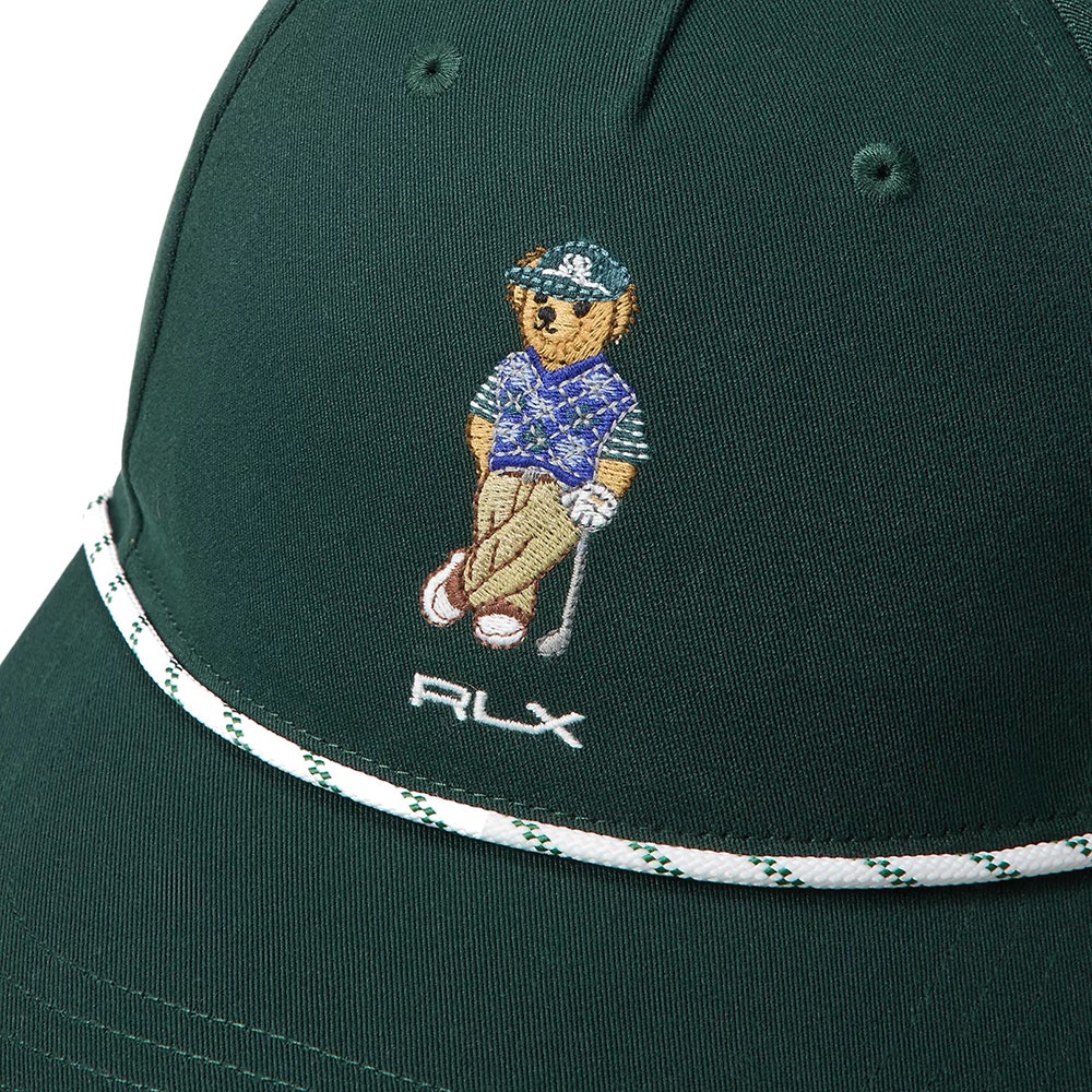 RLX Golf Cap - Bear Logo Rope Hat - Moss Agate SS26